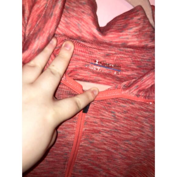 Columbia heather pink full zip up sweatshirt size large - Picture 4 of 5